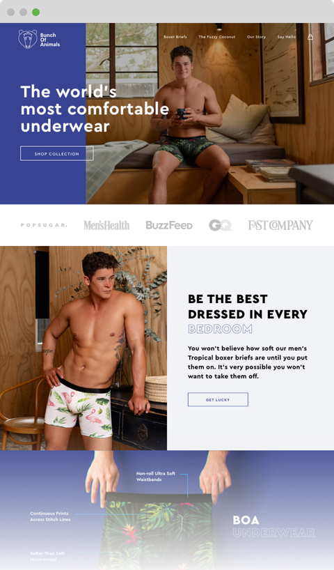 Shopify development for Bunch of Animals